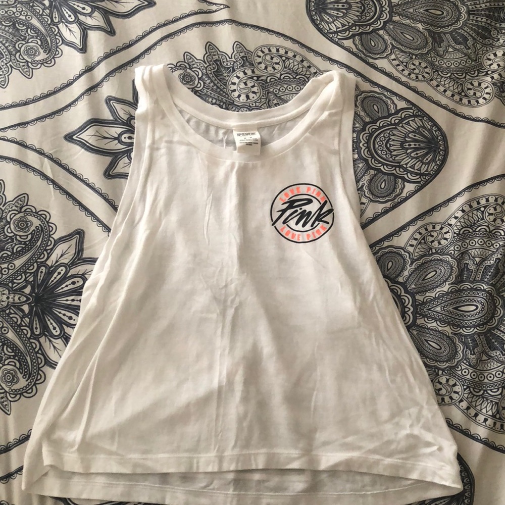Neon PINK Victoria’s Secret tank top!